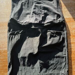 Thyme Maternity Charcoal Pencil Skirt